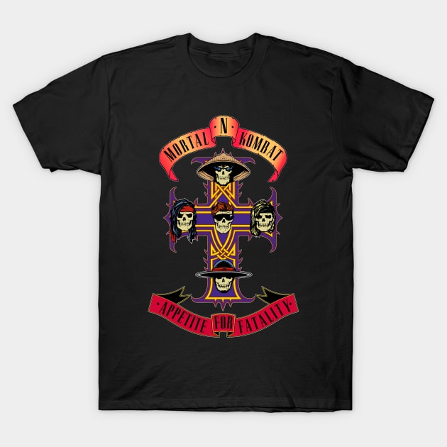 M n K Appetite for Fatality T-Shirt by theonetakestore